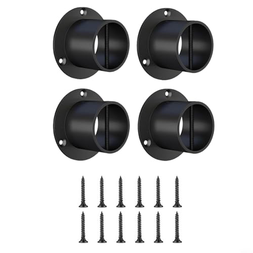 Support de base de poteau rond en acier inoxydable durable pour fixation de main courante de balcon