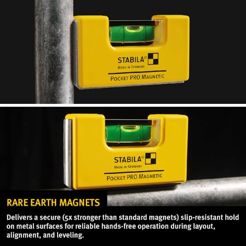 Image of STABILA Pocket Level PRO Magnetic, Cat. Number 11901