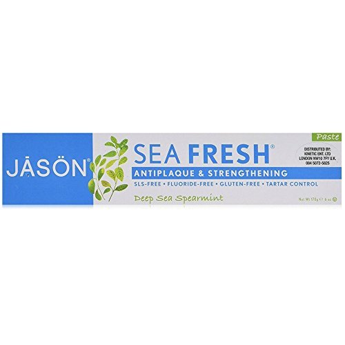 Jason Sea Fresh Antiplaque & Strengthening Toothpaste, Deep Sea Spearmint 6 oz