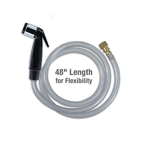 Danco 80762 Kitchen Spray Hose and Head Assembly, Black