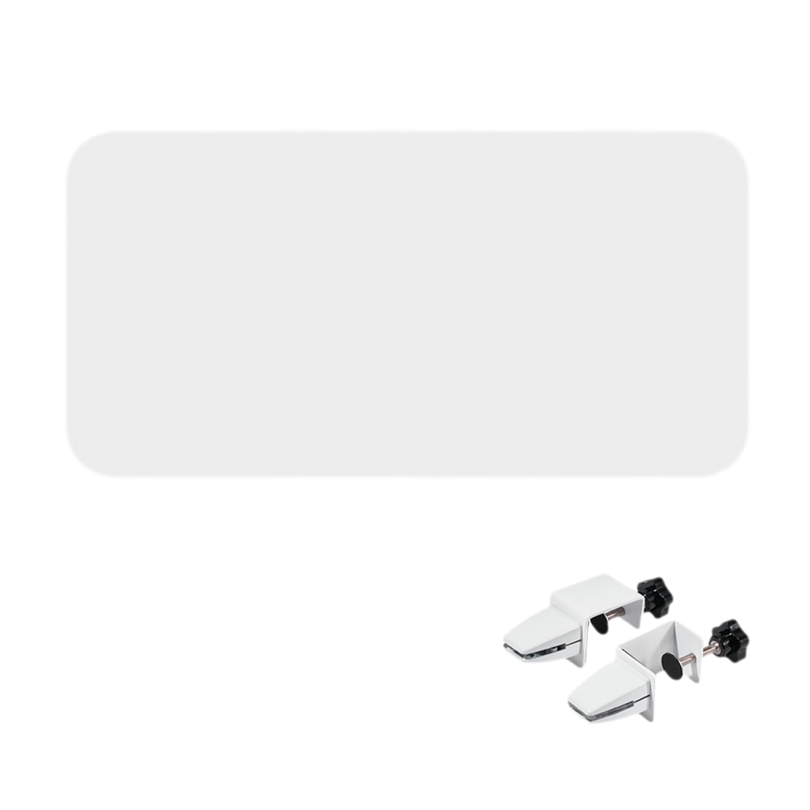 GJZQDKX Freestanding Acoustic Desk Divider Panel - Noise Reducing Clamp-On Partition for Office School Home Workspace Privacy & nization