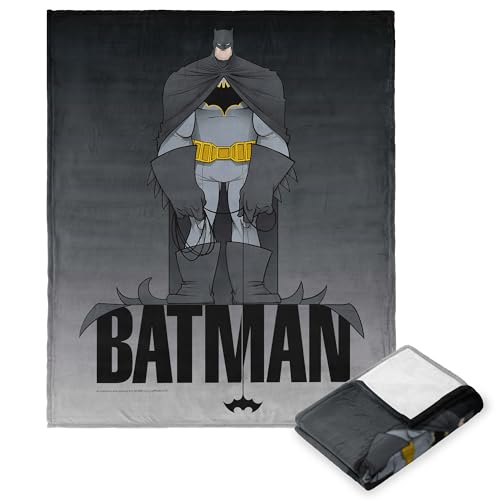 Northwest Warner Bros 100th Celebration Silk Touch Throw Blanket, 50" x 60", Avenger of Gotham