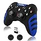 VooFun PC Controller Wireless, PS3 Controller PC Gamepad mit Hall Effekt Joystick, Dual Vibration, Gaming Controller für PC Windows 7/8/10/11, PS3, Steam, Android Smart TV, TV Box, Raspberry Pi, Blau