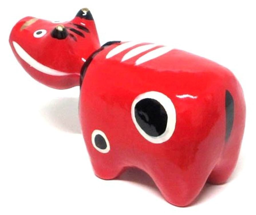 Amazon.co.jp: 福島県伝統工芸品 福べこ 会津の郷土玩具 牛 福