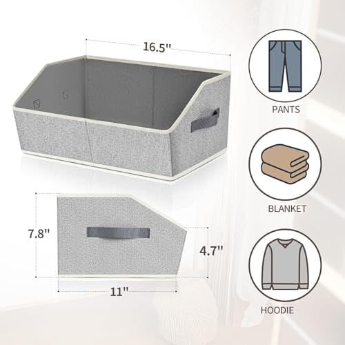 Closet-Organizers-Bins-6-Packs-Large-Closet-Shelf-Organizer-with-Handles-Fabric-Trapezoid-Storage-Bins-Collapsible-Storage-Cubes-for-Clothes-Towels-Light-Gray