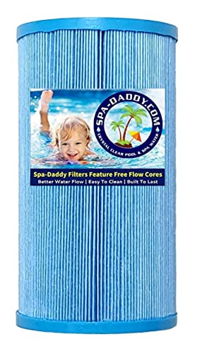 Spa-Daddy SD-00647 Filter - Replacement for Eco-pur Replacement 2004 and Later | Blue Material Blue Material Replaces Pleatco PMA10-M | Filbur FC-1001M