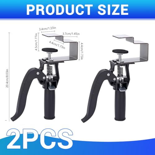 Image of Serplex 2Pcs Woodwork C Clamp Stainless Steel Drawer Fixing Screw