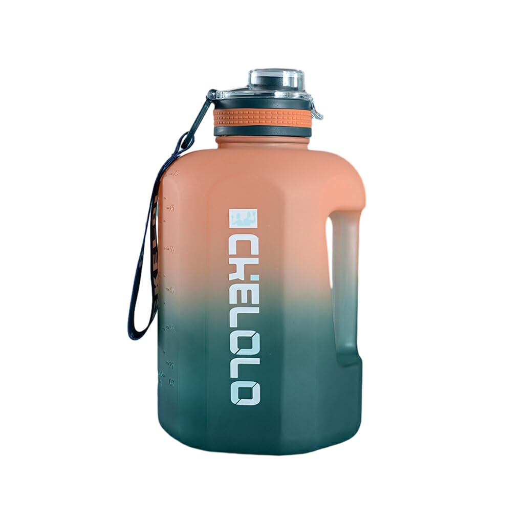 Botella De Agua Deportiva De 22 Onzas, Botella De Agua Aislada Con Asa, Acero Inoxidable, Simple Y Moderna, Adecuada Para Viajes, Escuela, Niño, Niña (FOG