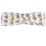 ABAKUHAUS Wissenschaft Halstuch Bandana Kopftuch, Bunte Laborartikel, Elastisch und Angenehme alltags accessories, weiß Multicolor