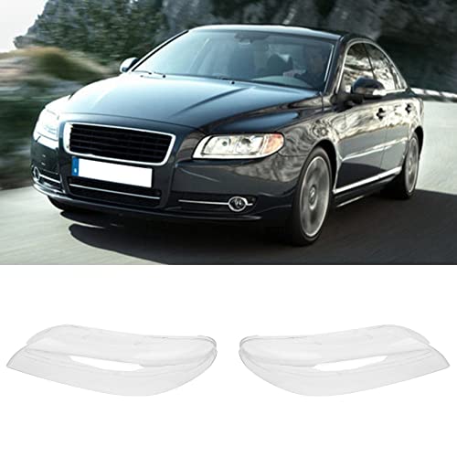 Coques de phare gauche pour S80 S80L 2008-2015 - Paire de lentilles transparentes de rechange