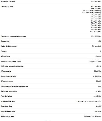 Sennheiser EW 112P G3-A omni-directional EW system