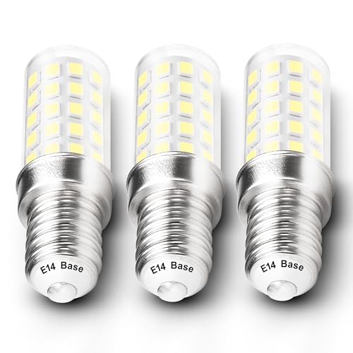 E14 European Base LED Bulb 4W Equivalent 40W Daylight White 6000K 450lm AC100V-265V T6 C7 E14