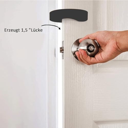 Catelves 6 Stück Klemmschutz für Türen Kinder, Türstopper kinder Schwarz, Türstopper Baby Schaumstoff, Tür Klemmschutz, Fensterstopper, Türstopper Klinke, Türstopper Tür zum Schutz Kleiner Kinderhände