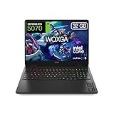 HP OMEN Slim - Ordenador portátil Gaming 16' 2.5K WQXGA (Intel Ultra 9-285H, 32GB RAM, 1TB SSD, NVIDIA RTX 5070, Windows 11 Home) Teclado QWERTY Español - Negro