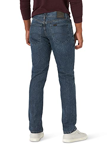 Image of Lee Men's Regular Fit Straight Leg Jeans, Lieutenant, 32W x 34L