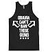 DirtyRagz Men's Obama Can't Ban These Guns Tank Top BLACK