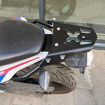 オートバイアクセサリー G 310 R ブラックアルミニウム 荷物トップマウント リアラックキャリア フェンダーサポート ハードウェア付き適用車種 B.M.W G310R G310 R G 310R 2017 2018 2019 2020 2021 202