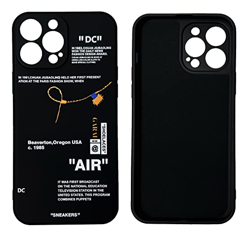 Coque iPhone 15 Pro Max silicone noir étiquette cool fine antichoc - 5