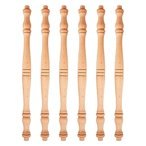 Broches de balustre en bois non peint escalier de 233,5 cm pour bricolage et travaux du bois