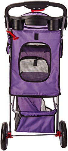 Paws & Pals 3 Wheeler Elite Jogger Pet Stroller Cat/Dog Easy to Walk Folding Travel Carrier - Image 5