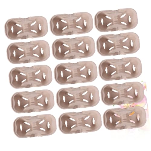 TIDTALEO 20pcs Paper Pulp Drink Carrier Take Drink Carrier Takeout Coffee Paper Tray Drink Carrier Tray