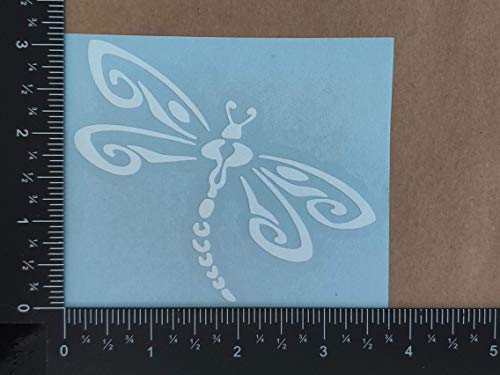 Image of Dragonfly Decals 4 Pack (White, Small ~3.5 inch)