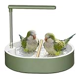 Facile à entretenir : Facile à installer et à nettoyer, cette baignoire pour oiseaux est prête à l’emploi à tout moment, facilitant l’entretien de vos compagnons.