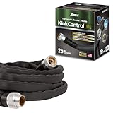 Kink Control Lite, Doesn’t Expand or Burst, Extremely Light Weight, Garden Hose, Water Hose with Superior UV Resistance, Ergonomic Grip, High Burst Strength,Kink Resistance, 25 Ft