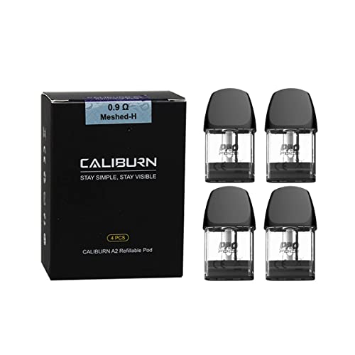 Uwell Caliburn A2 AK2 A2S p|bhJ[gbW 0.9/1.2 2ml 4 POD [EF Jo[ dq^oR dq΂ xCv Vape (0.9)