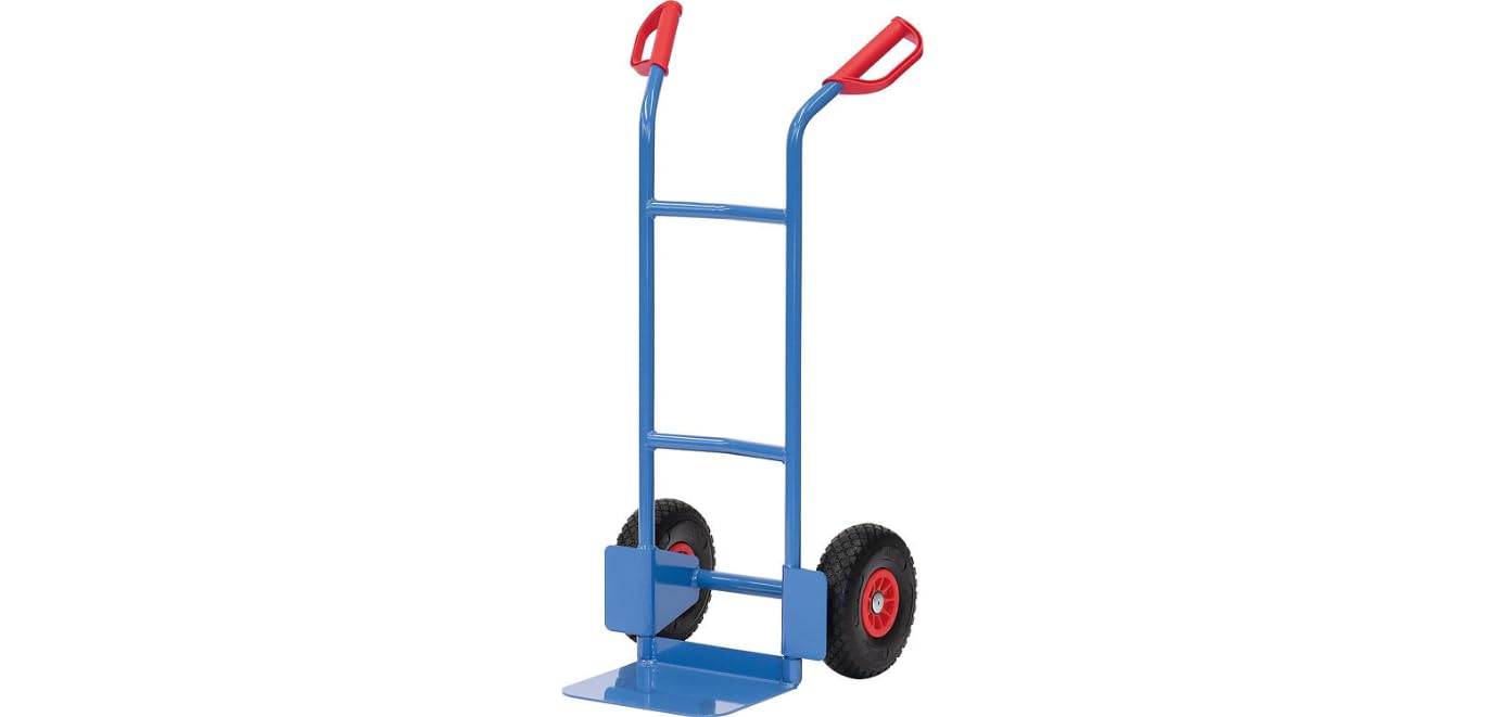 Fetra Sackkarre Stapelkarre, B1125P, pannensichere Bereifung, Tragkraft 200kg