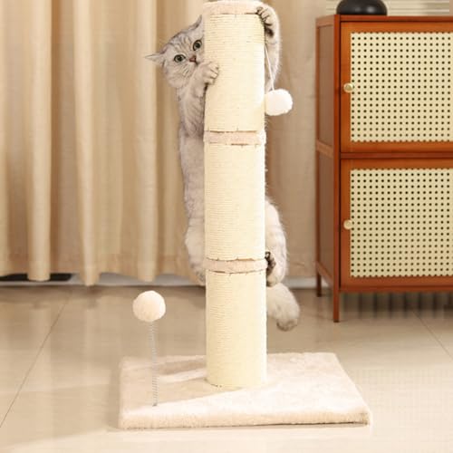 猫 爪研ぎ ポール 可愛い カラー1 おしゃれ インテリア ネコ対応 安定した縦型 爪研ぎ 麻紐 麻 爪研ぎ キャットタワー 爪研ぎ 可愛い コーナー 39*39*68 猫 爪研ぎ 可愛い おしゃれ 爪研ぎタワー 小さい 猫の爪研ぎ 縦型 柱