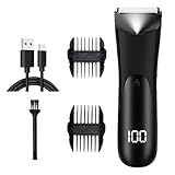 Renchey Recortador de Cabello para Hombres | Perfilador de Barba de Precisión - Recortadora LCD Digital Para Cara Cabeza Cuerpo Nariz Y Zona Íntima