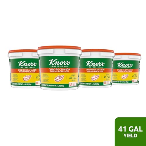 Image of Knorr Professional Caldo de Camaron, Shrimp Bouillon Tubs, 4.4 Lb, 4 Pack