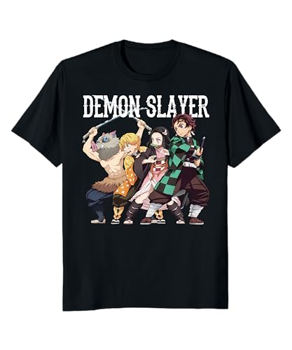 Demon Slayer Kimetsu no Yaiba Slay Men's and Women's Short Sleeve T-Shirt2