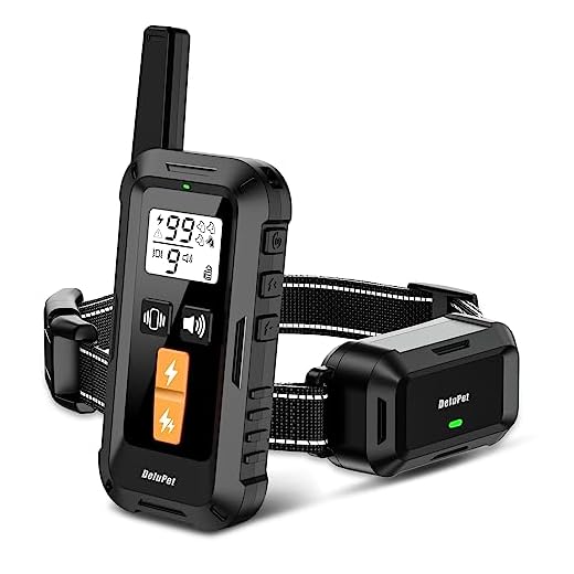 Dog Shock Collar with Remote - Dog Training Collar with 3 Training Modes, Beep, Vibration, Shock, IPX7 Waterproof Rechargeable Bark Collar for Medium Large Dogs