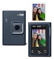 FUJIFILM Instax Mini LiPlay+ Instant Hybrid Printer for Camera and Smartphone Midnight Blue