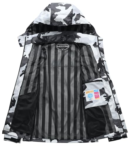 Mens Lightweight Waterproof Hooded Rain Jackets Casual Fall Spring Big and Tall Jacket Raincoat Windbreaker Outdoor Gear4