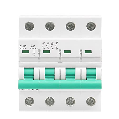 Interrupteur principal 400V GYH8 disjoncteur d'isolateur 63A rail