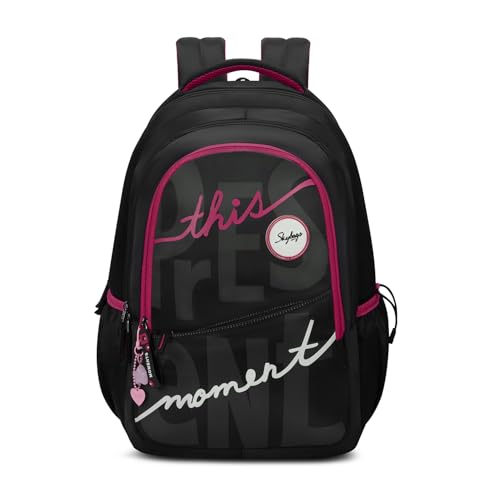 Image of Skybags Glow 37L Casual Backpack for Girls with 3 Compartments & Adjustable Shoulder Strap | Quick Access Front Pocket | Side Pockets | Air Mesh Back Panel | Perfect for School & Travel