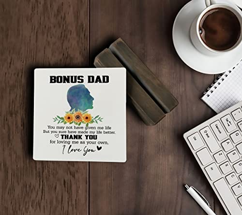 Tomybonusdadwoodplaquegiftiloveyoudadplaquewithwoodenstandmeaningfulwoodsignplaquegiftgiftforstepfathermeaningfulgiftsforstepdadbirthdaychristmasfathersdaygift Urban Country Home Decor To my bonus dad wood plaque gift i love you dad plaque with wooden stand meaningful wood sign plaque gift gift for stepfather meaningful gifts for stepdad birthday christmas fathers day gift urban country home decor