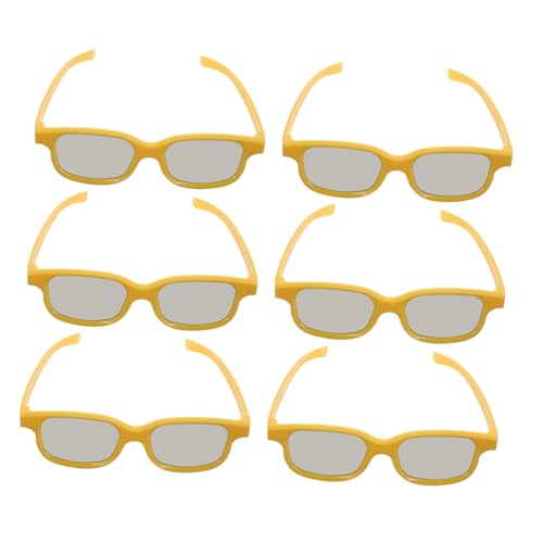 FOYTOKI 6Pcs 3D Glasses for Home Viewing