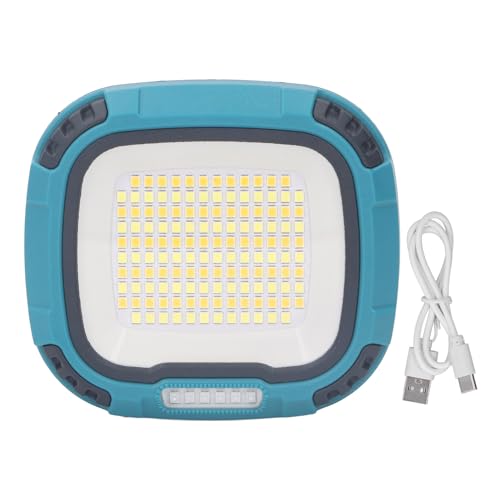 Versatile LED Work Light - Rechargedable 4000mAh Battery, 3 Colors, 4 s, Waterproof, Emergency Red Waft, Portable Design for Outdoors and Emergencies