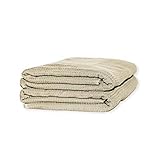 plush towel Turkish Cotton Waffle Bath Towel for Bathroom, Sand & 27' x 54' Luxury Bath Towel, Soft...