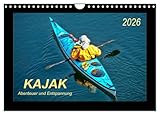 Kajak - Abenteuer und Entspannung (Wandkalender 2026 DIN A4 quer), CALVENDO Monatskalender: Kajak, wilde Flüsse bezwingen oder ruhig über das Wasser ... - Abenteuer und Entspannung. (CALVENDO Sport)