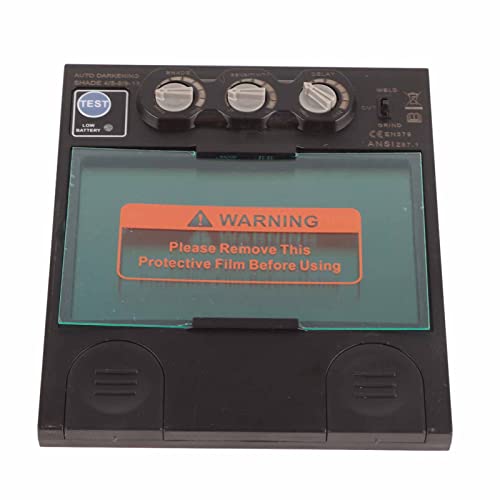 Cocoarm Lente de Soldadura con Energía Solar, Protección Profesional para Trabajos con, Fácil de Operar, Respetuosa con el Medio Ambiente, Lente de Soldadura con Energía Solar con Ventana