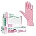 Produktbild SF Nitrilhandschuhe S Rosa  100 Stück Einweghandschuhe, Einmalhandschuhe, Medizinische Handschuhe, Puderfrei, Latexfrei, Handschuhe Einweg zum Kochen, Putzen, für Medizin, Küche, Kosmetik, Haushalt