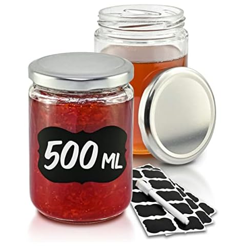 Praknu Tarros de Cristal para Conservas de 500ml Cover