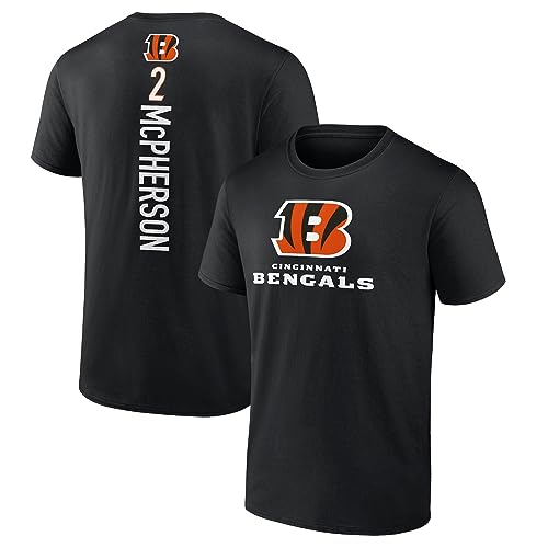 Fanatics Men's Evan McPherson Black Cincinnati Bengals Playmaker T-Shirt