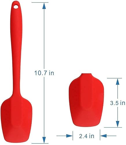 Miniatura 8 de 4 espátulas de silicona de 11 pulgadas + 4 espátulas de cuchara de 10.6 pulgadas