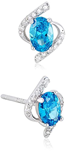 J.Rosée Swarovski Elements 925 Sterling Silver Crystal Studs Earrings for Women and Ladies Gift JRosee Jewelry JR667